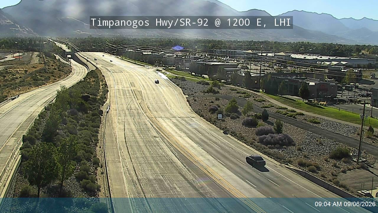 Timpanogos Hwy / 3500 N / SR-92 @ 1200 E / Micron, LHI live camera view