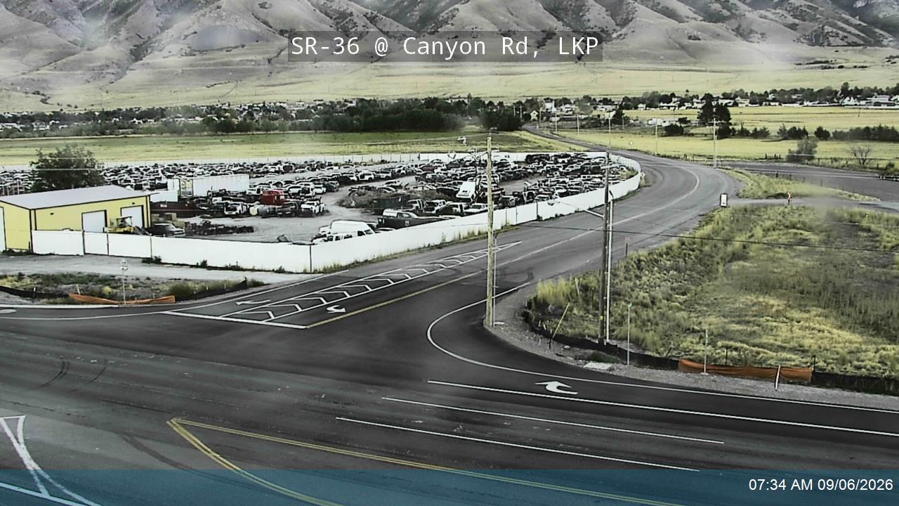 SR-36 @ Canyon Rd, LKP live camera view