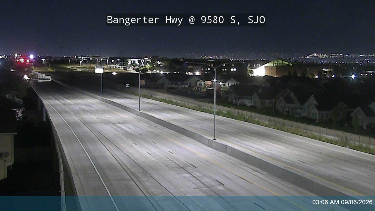 Bangerter Hwy / SR-154 @ 9580 S / MP 10.45, SJO live camera view