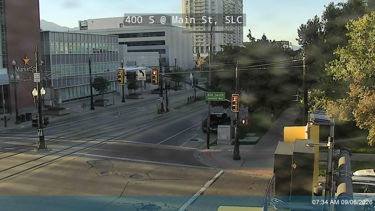 400 S / US-89 @ Main St, SLC live camera view