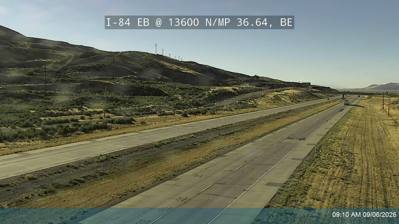 I-84 SB @ 13600 N / MP 36.64, BE live camera view