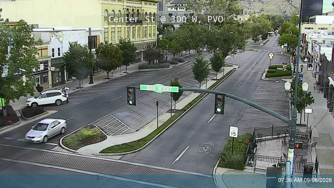Center St @ 300 W, PVO live camera view