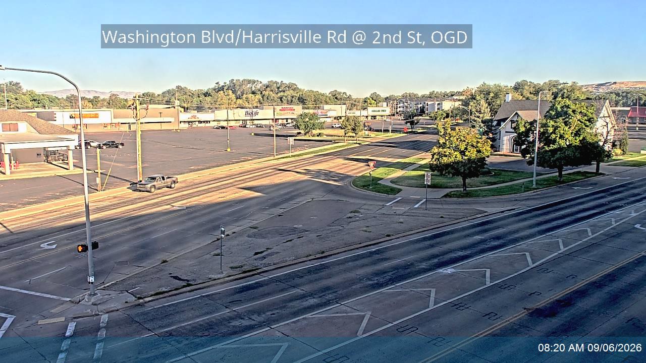 Washington Blvd / Harrisville Rd / US-89 @ 2nd St / Washington Blvd / SR-235, OGD live camera view