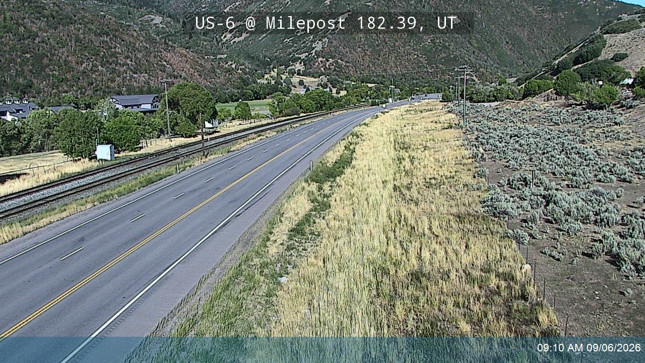 US-6 @ Milepost 182.39, UT live camera view