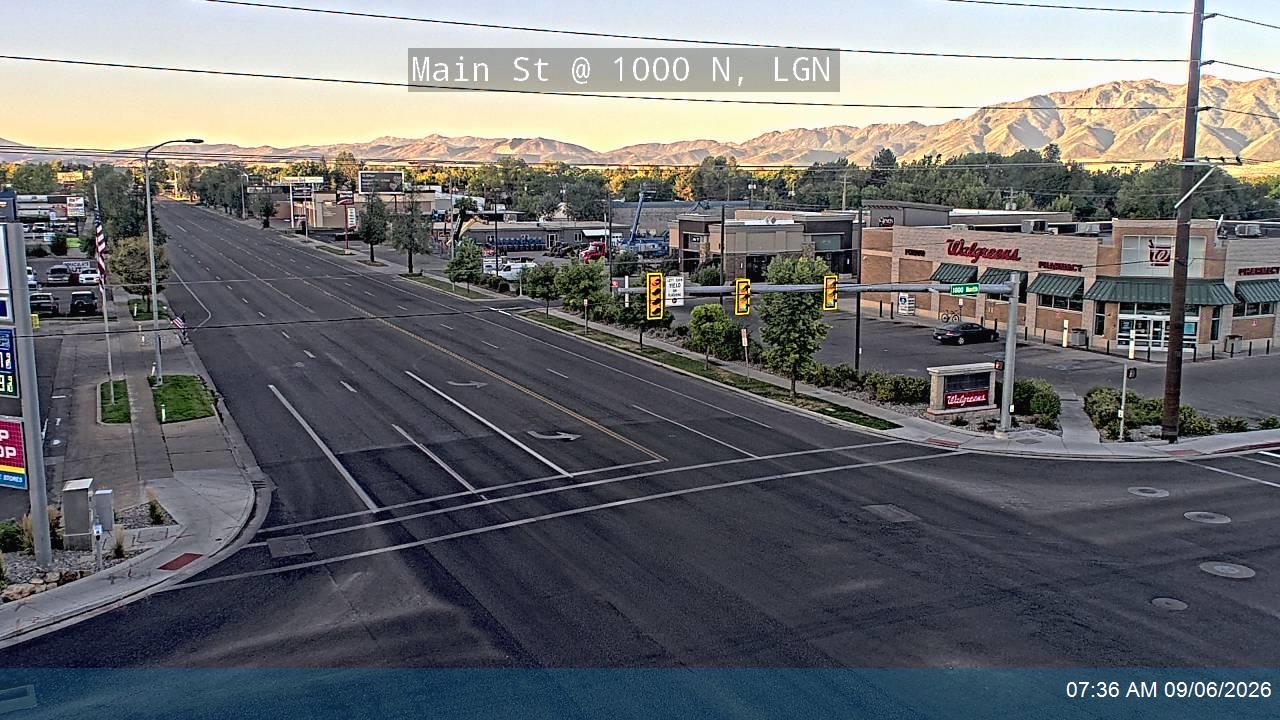 Main St / US-91 @ 1000 N, LGN live camera view