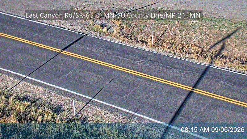 East Canyon Rd / SR-65 @ MN/SU County Line / MP 21.76, MN live camera view