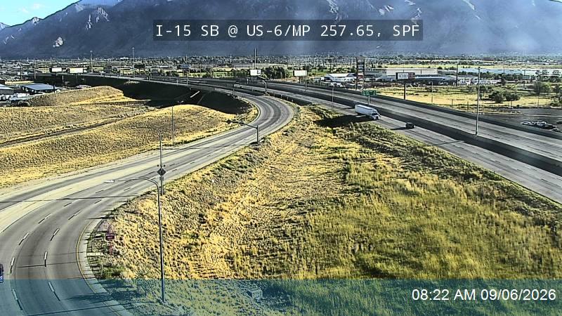 I-15 SB @ US-6 / MP 257.65, SPF live camera view