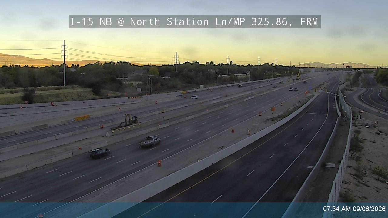 I-15 NB Ramps @ North Station Ln / MP 325.86, FRM live camera view