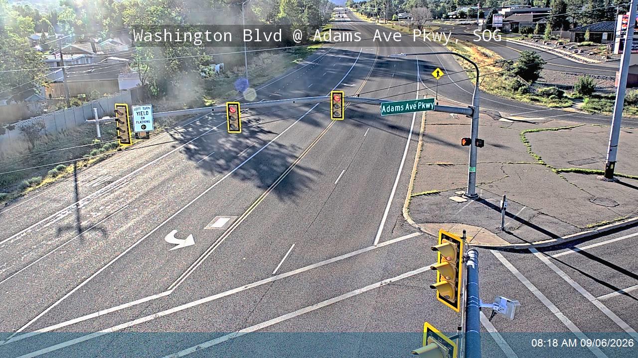 Washington Blvd / US-89 @ Adams Ave Pkwy, OGD live camera view