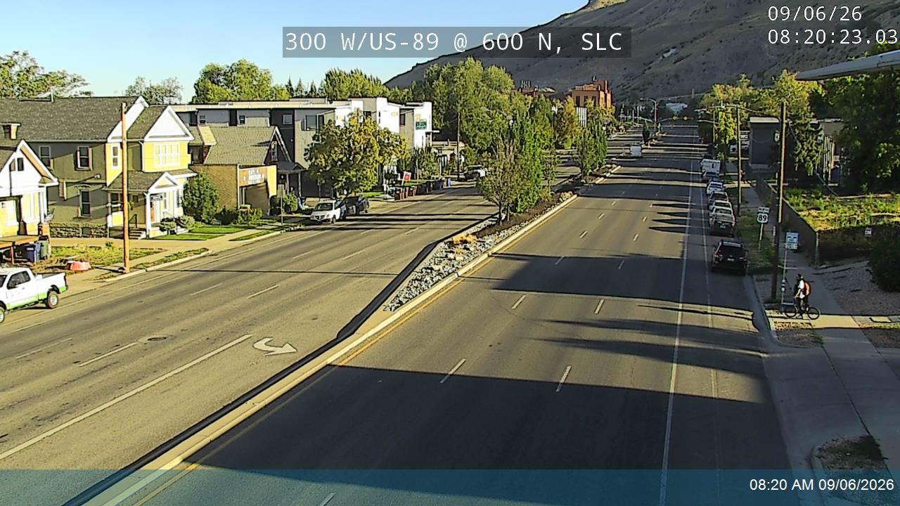 300 W / John Stockton Dr / US-89 @ 600 N / SR-268, SLC live camera view