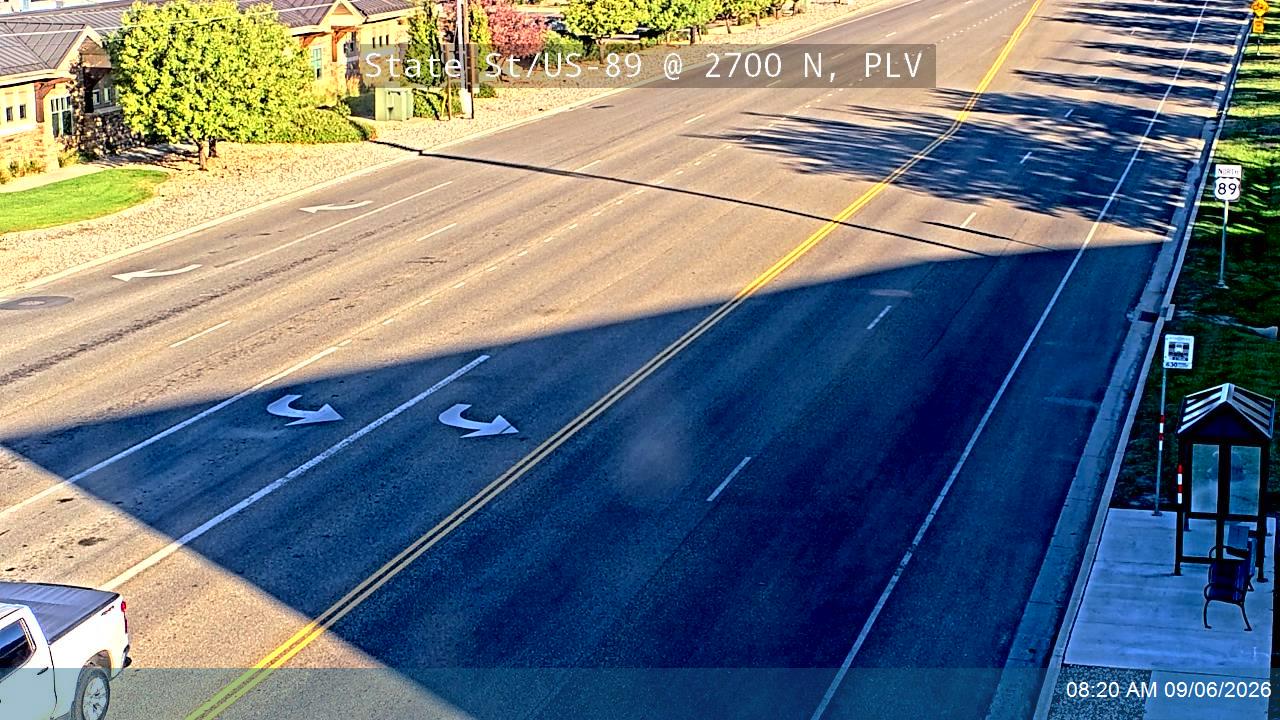 State St / US-89 @ 2700 N / SR-134, PLV live camera view