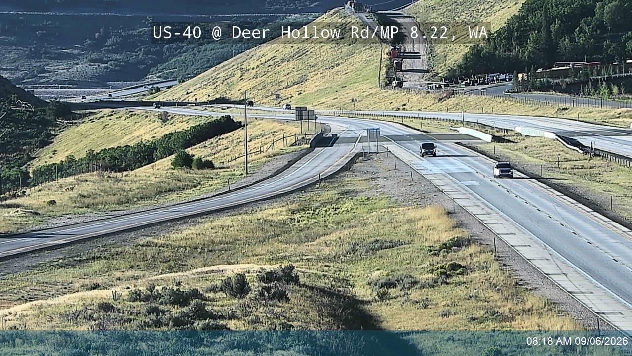 US-40 @ Deer Hollow Rd / SR-319 / MP 8.22, WA live camera view