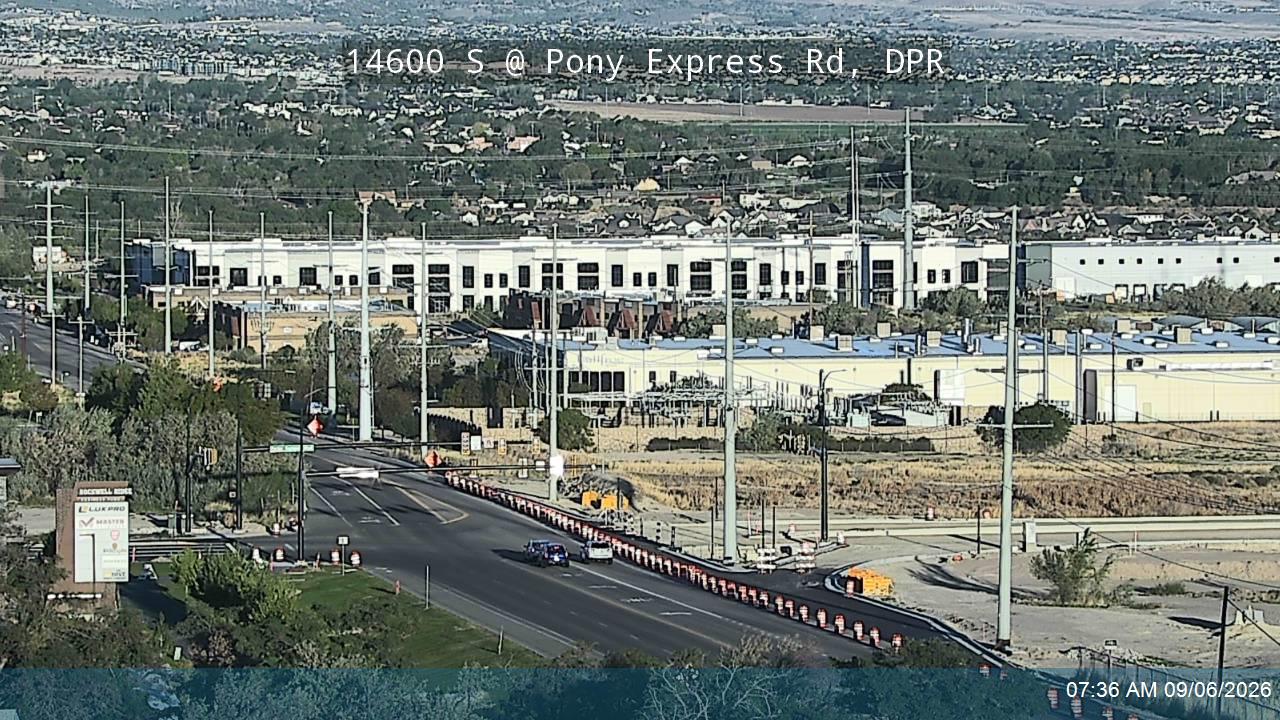 14600 S / SR-140 @ Pony Express Rd / SR-287, DPR live camera view