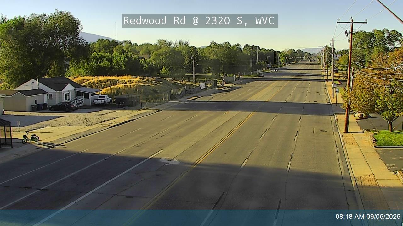 Redwood Rd / SR-68 @ 2320 S, WVC live camera view
