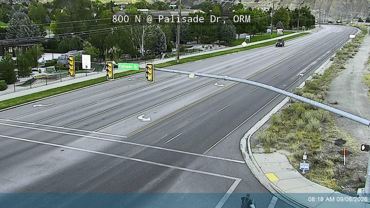 800 N / SR-52 @ Palisade Dr / 1300 E, ORM live camera view