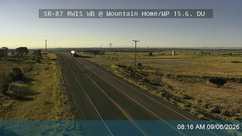 SR-87 RWIS WB @ Mountain Home/MP 15.6, DU live camera view