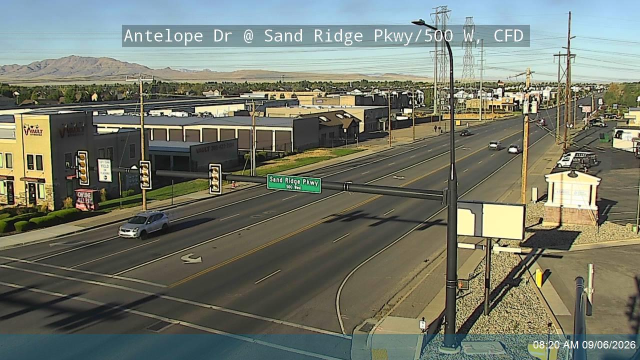 Antelope Dr / 1700 S / SR-108 @ Sand Ridge Pkwy / 500 W, CFD live camera view