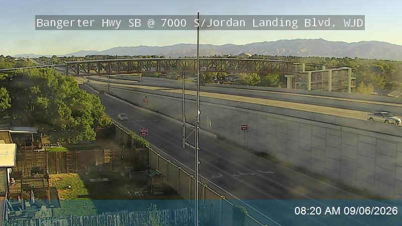 Bangerter Hwy / SR-154 SB @ 7000 S / Jordan Landing Blvd, WJD live camera view