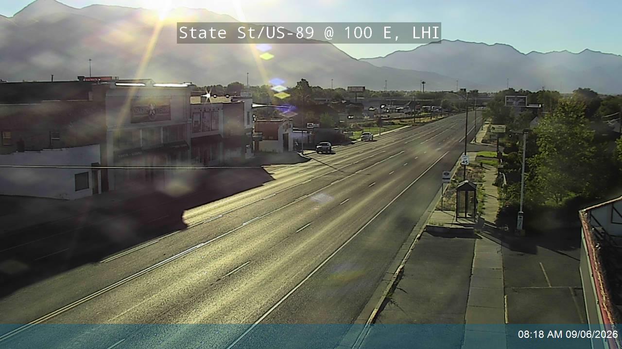 State St / US-89 @ 100 E, LHI live camera view