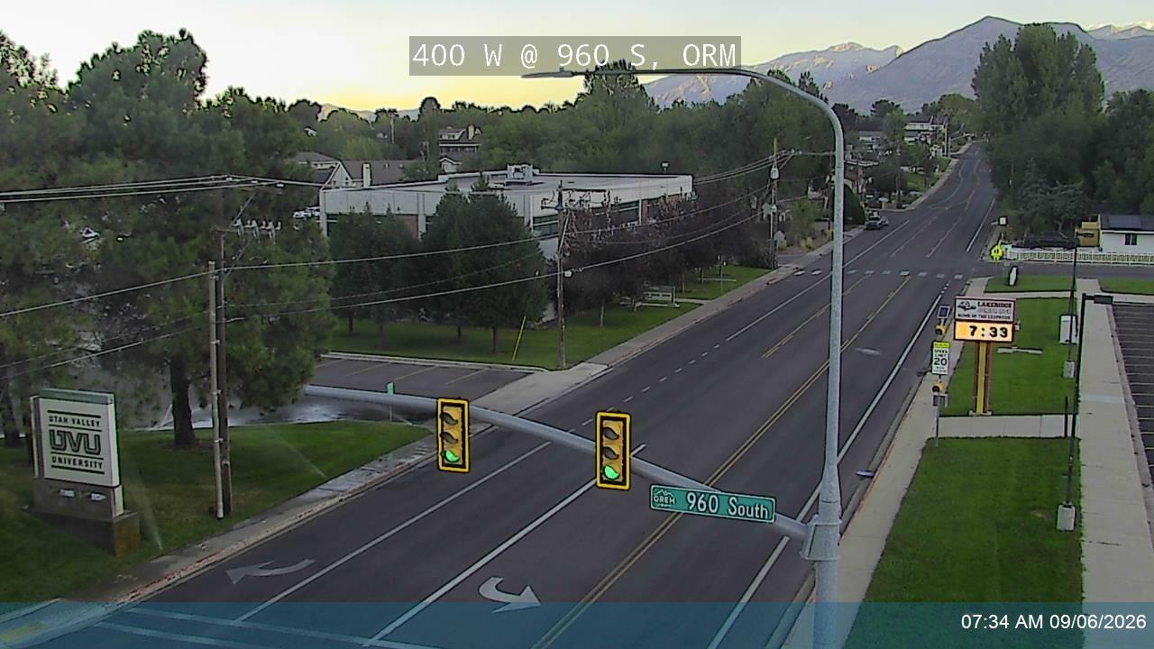 400 W @ 960 S, ORM live camera view