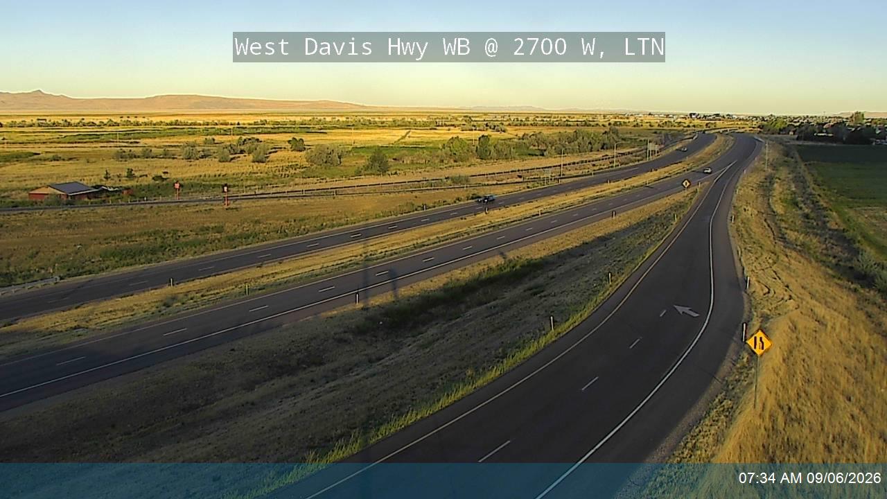 West Davis Hwy / SR-177 WB @ 2700 W / MP 9.67, LTN live camera view