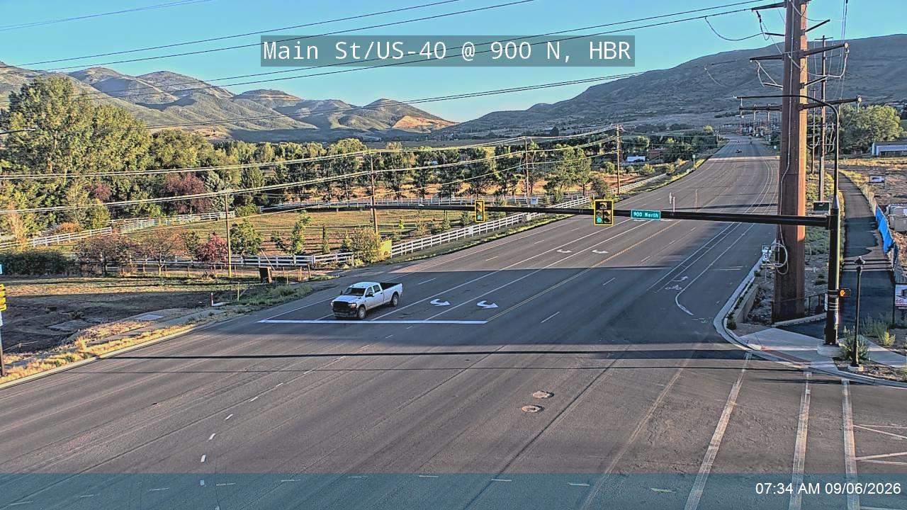 Main St / US-40 @ 900 N / MP 16.2, HBR live camera view