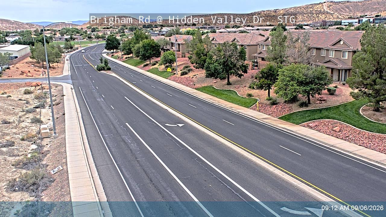 Brigham Rd @ Hidden Valley Dr, STG live camera view