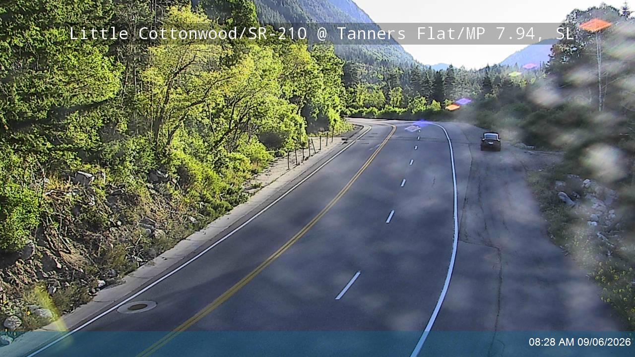 Little Cottonwood Rd / SR-210 @ Tanners Flat / MP 7.94, SL live camera view