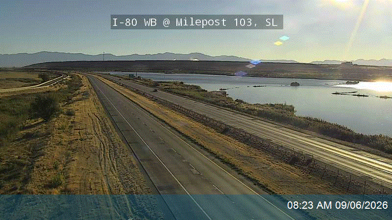 I-80 WB @ Milepost 103, SL live camera view