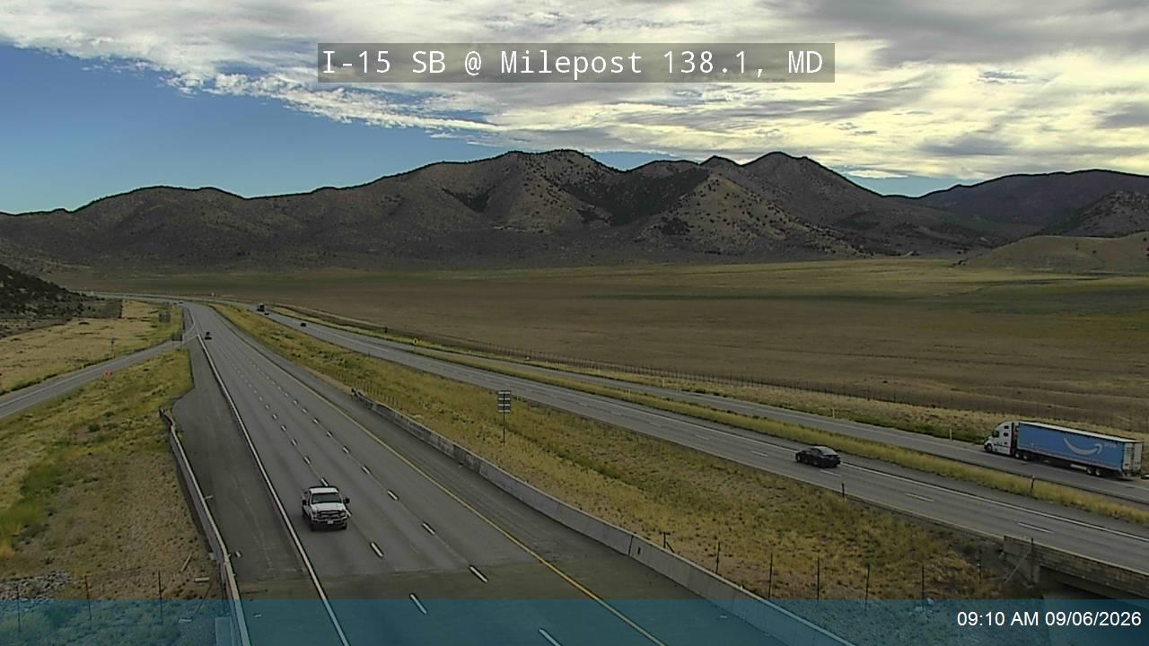 I-15 SB @ Milepost 138.1, MD live camera view