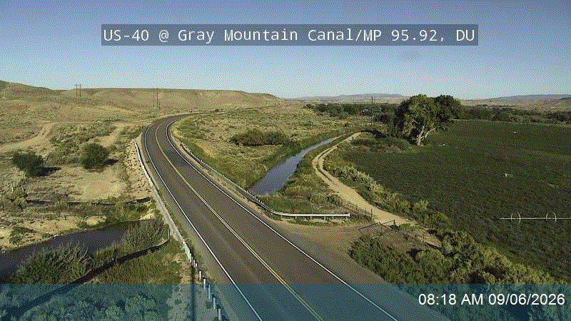 US-40 @ Gray Mountain Canal / MP 95.92, DU live camera view