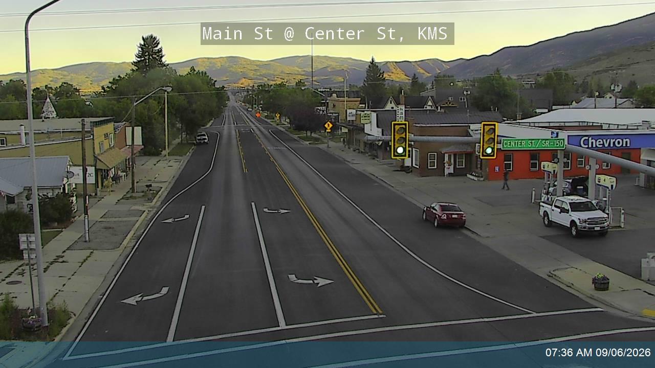 Main St / SR-32 @ Center St / SR-150, KMS live camera view