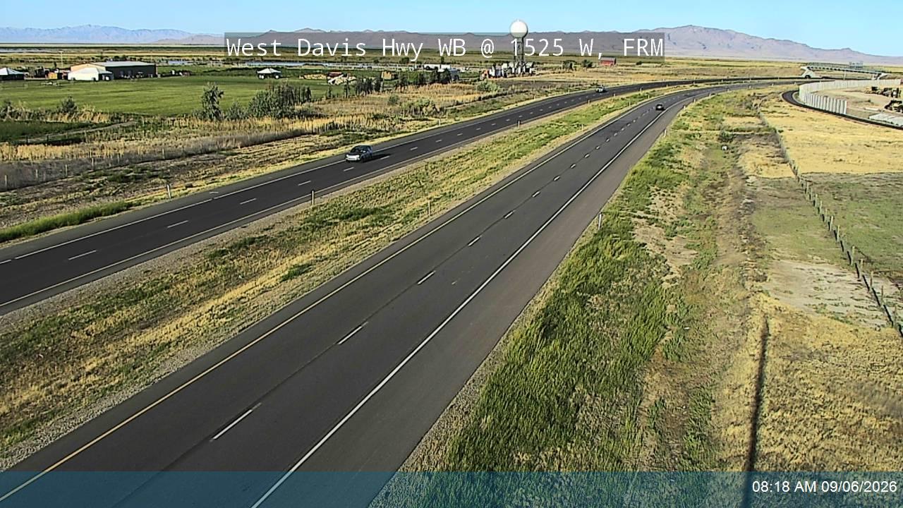 West Davis Hwy / SR-177 WB @ 1525 W / MP 1.49, FRM live camera view