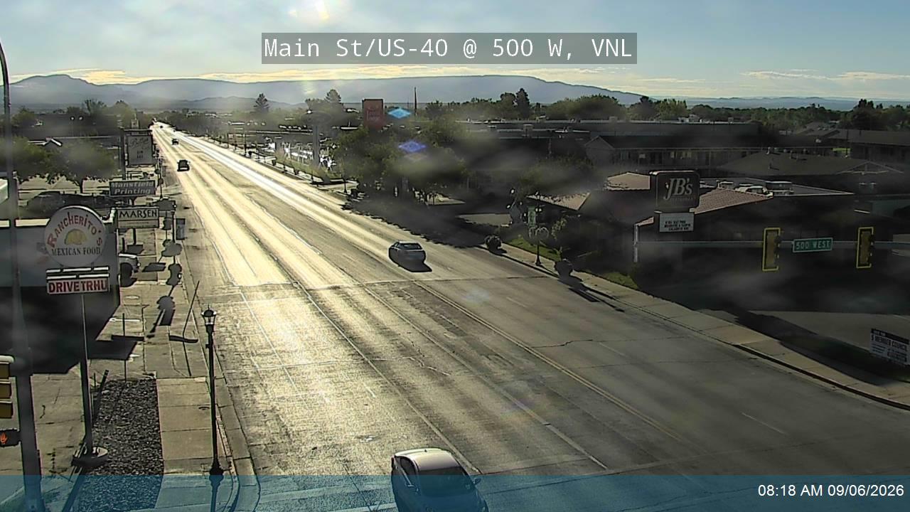 Main St / US-40 @ 500 W / SR-121, VNL live camera view