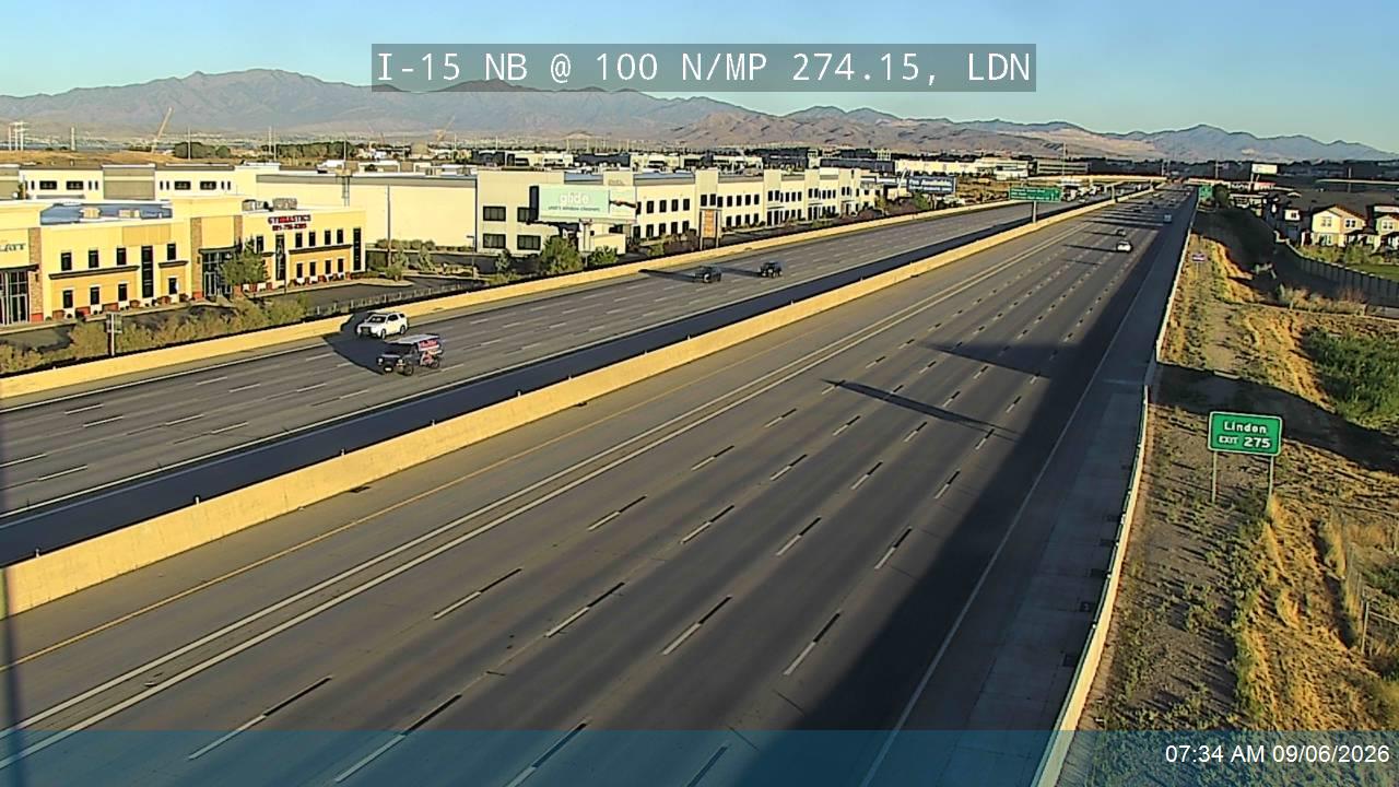 I-15 NB @ 100 N / MP 274.15, LDN live camera view