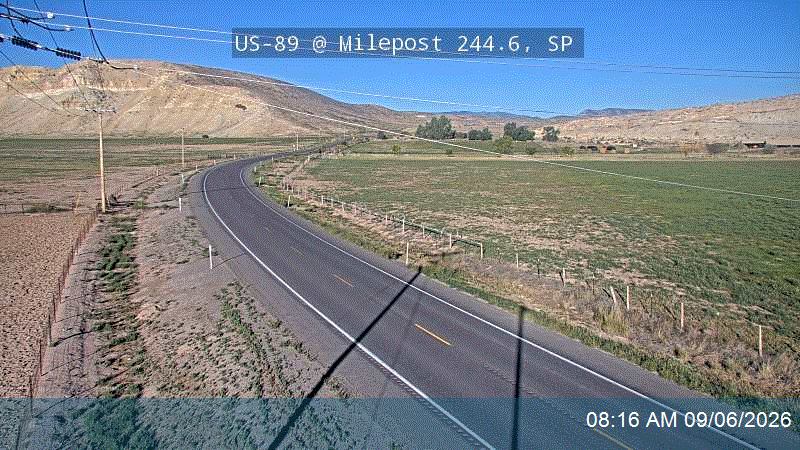 US-89 @ Milepost 244.6, SP live camera view
