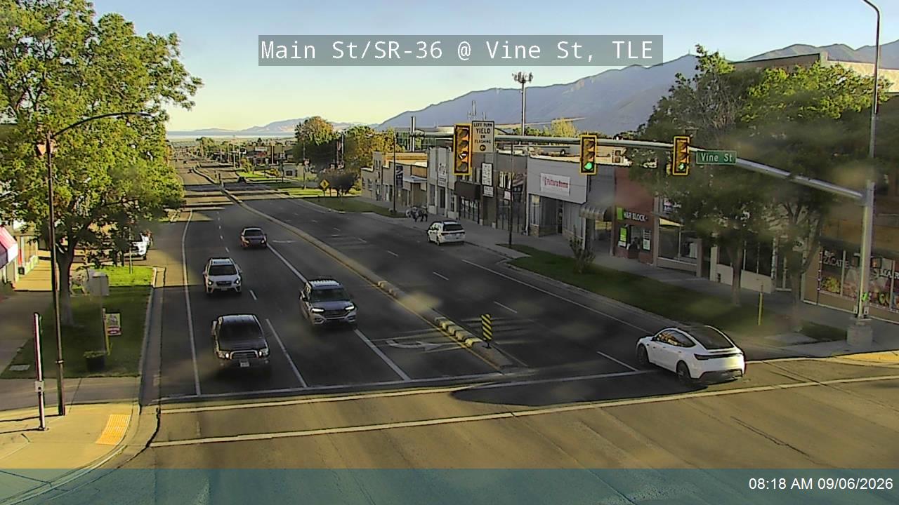 Main St / SR-36 @ Vine St, TLE live camera view