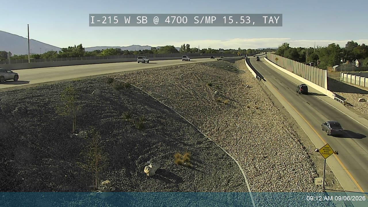 I-215 W SB @ 4700 S / SR-266 / MP 15.53, TAY live camera view