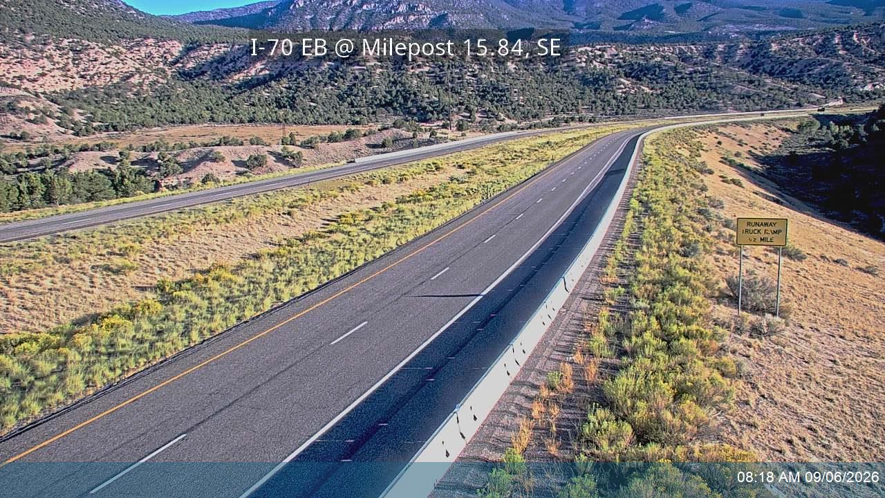 I-70 EB @ Milepost 15.84, SE live camera view