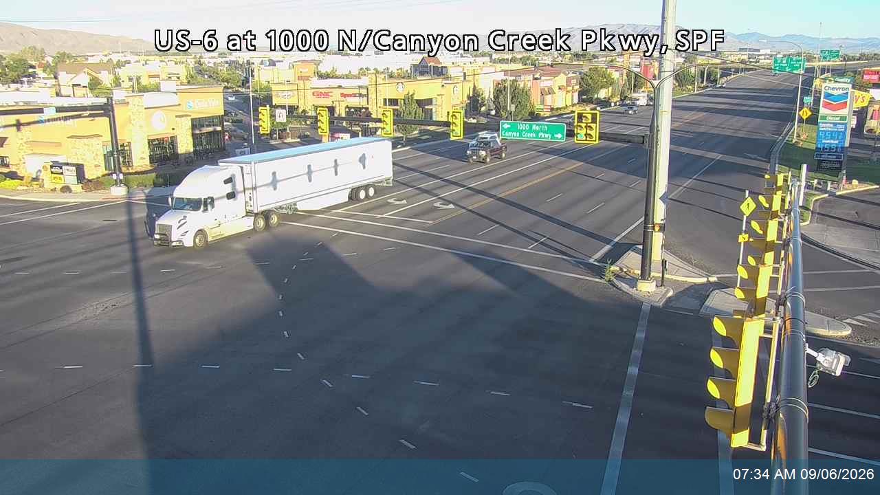 US-6 @ 1000 N / Canyon Creek Pkwy, SPF live camera view