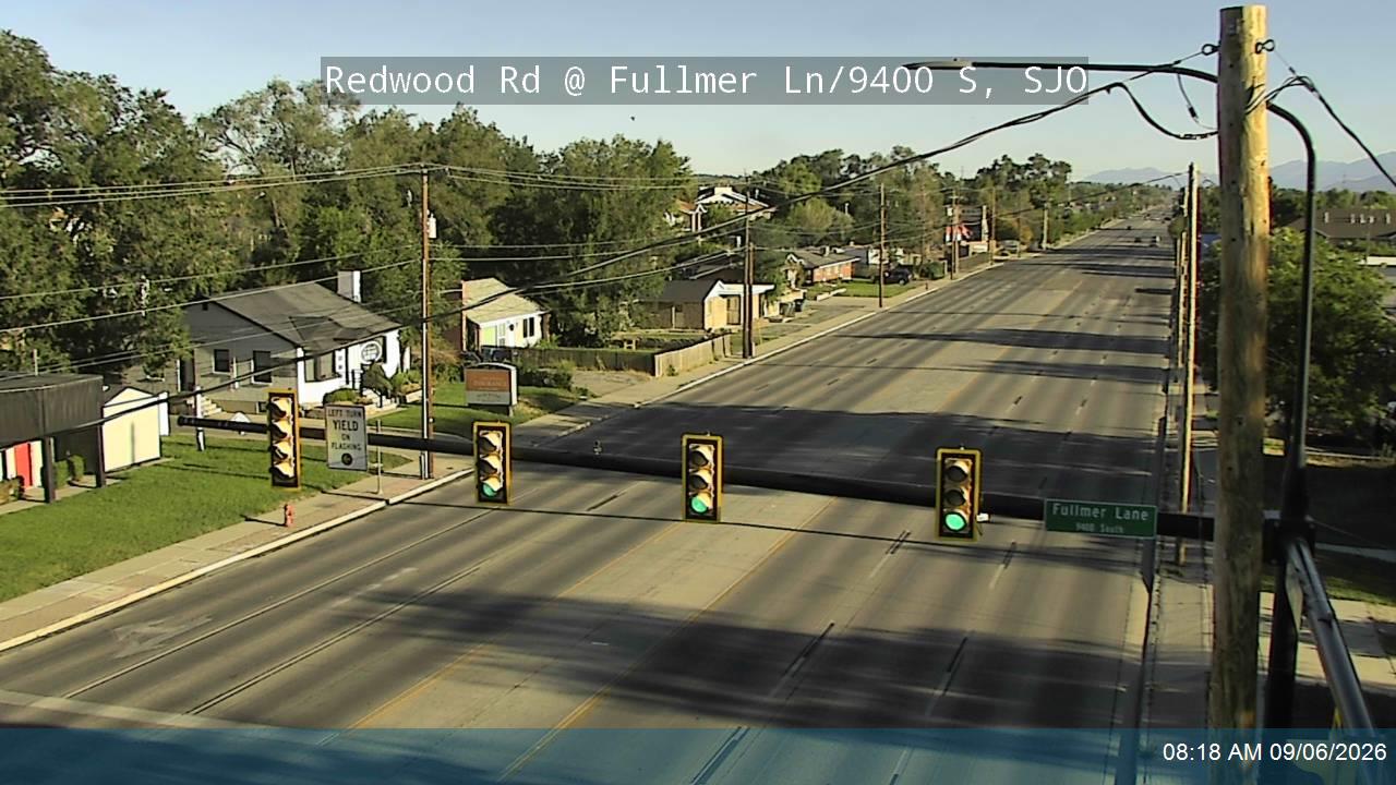 Redwood Rd / SR-68 @ 9400 S, WJD live camera view