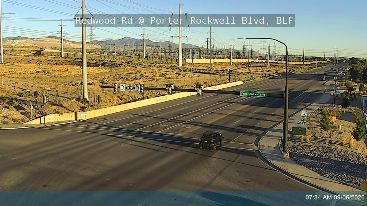 Redwood Rd / SR-68 @ Porter Rockwell Blvd, BLF live camera view