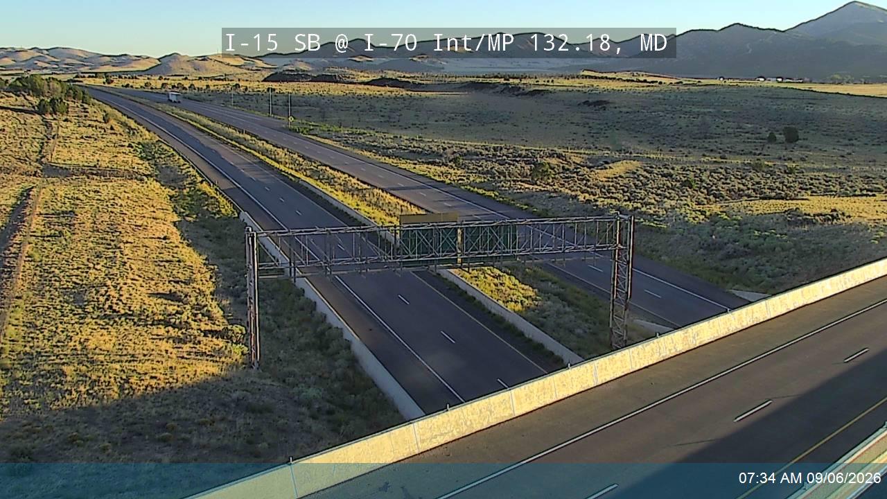 I-15 SB @ I-70 Interchange / MP 132.18, MD live camera view