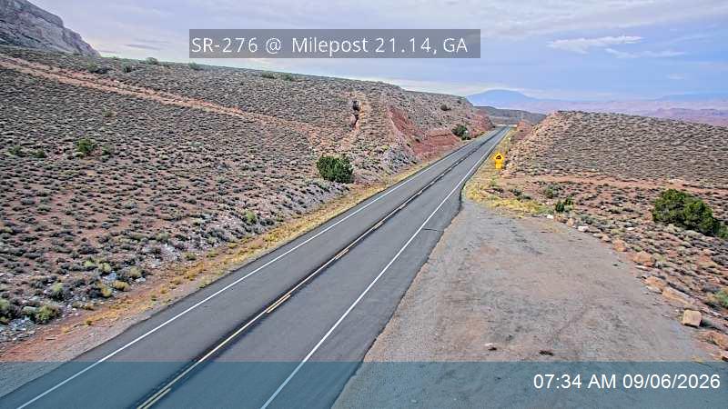 SR-276 SB @ Milepost 21.14, GA live camera view