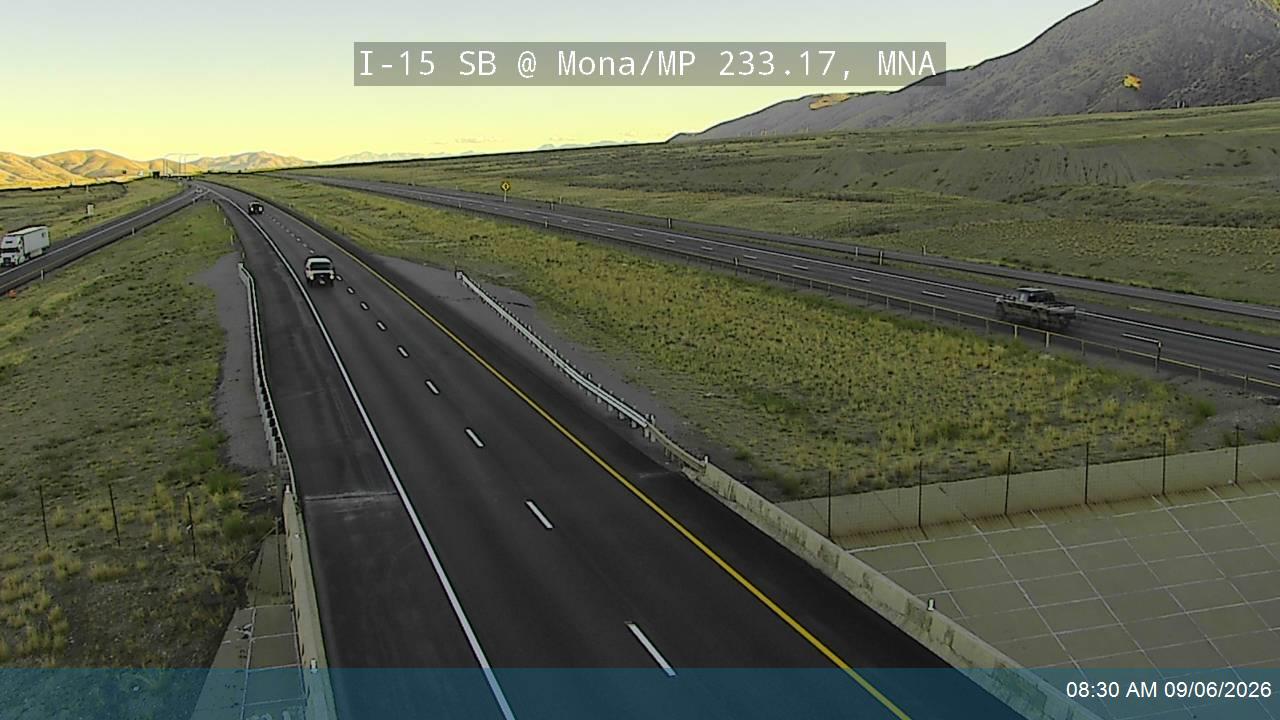 I-15 SB @ Mona / SR-54 / MP 233.17, MNA live camera view