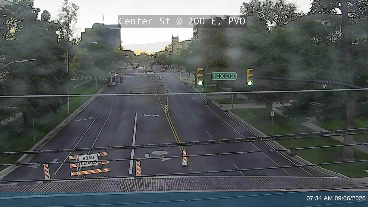 Center St @ 200 E, PVO live camera view