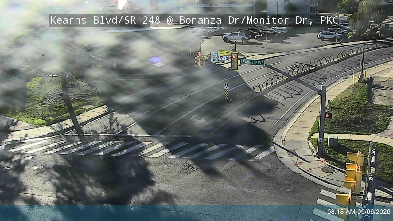 Kearns Blvd / SR-248 @ Bonanza Dr / Monitor Dr, PKC live camera view
