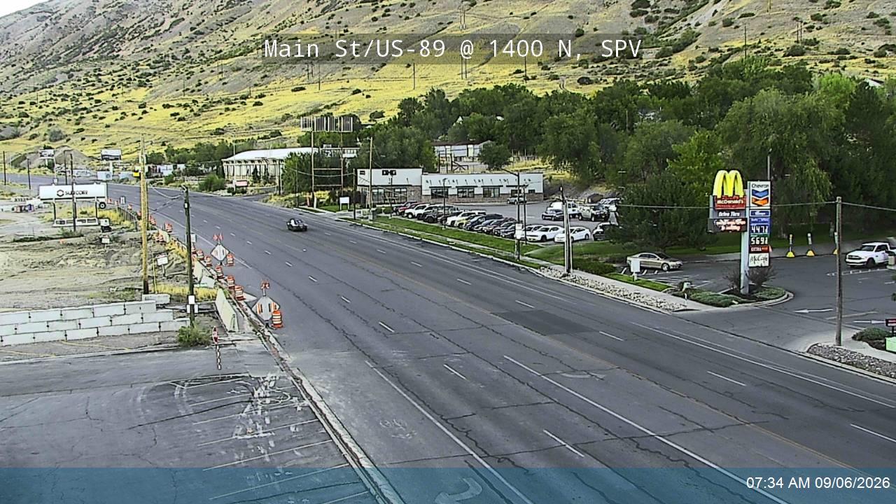 Main St / US-89 @ 1400 N / SR-75, SPV live camera view