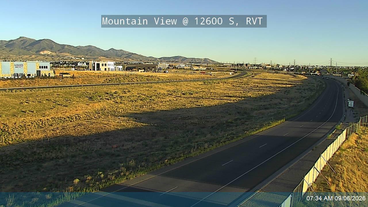Mountain View / SR-85 NB @ 12600 S, RVT live camera view