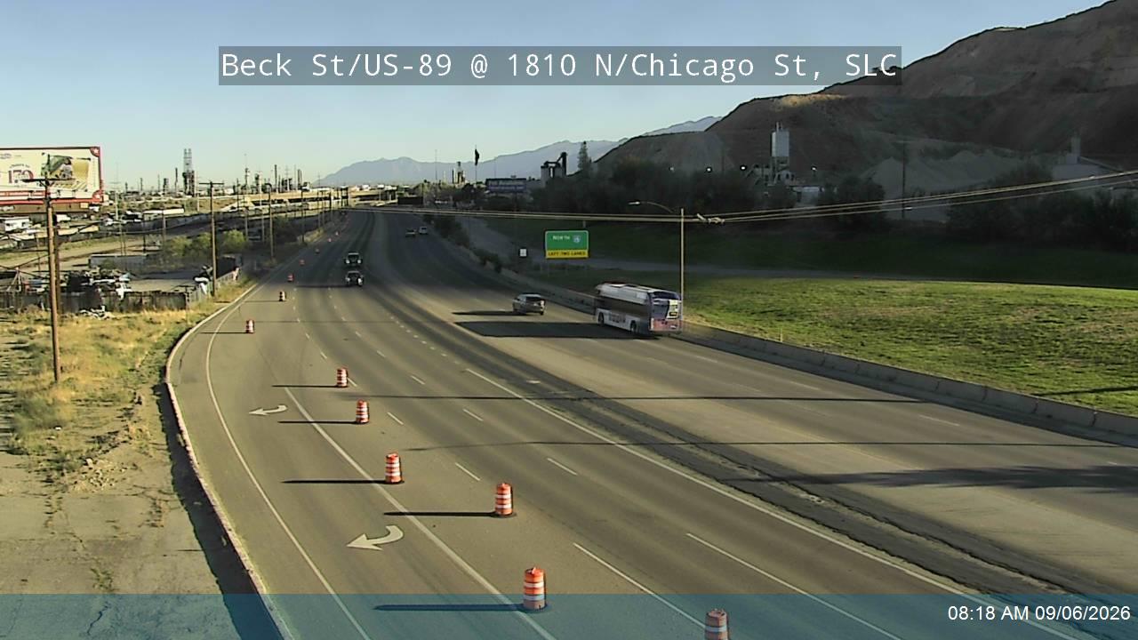 Beck St / US-89 @ 1810 N / Chicago St, SLC live camera view